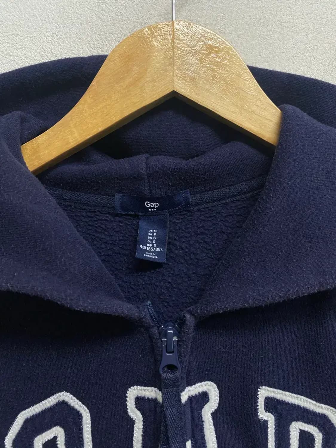갭 GAP 기모 후드집업 S 상품이미지4