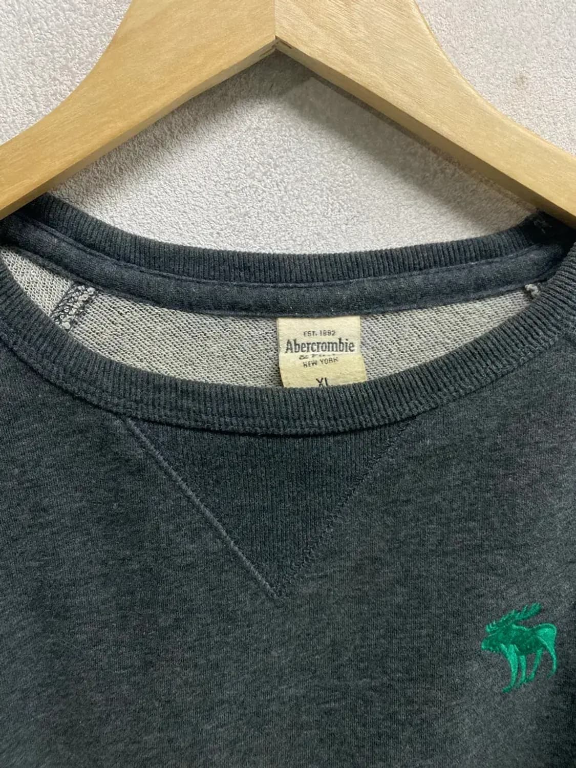 아베크롬비 Abercrombie 그레이 맨투맨 XL 상품이미지4