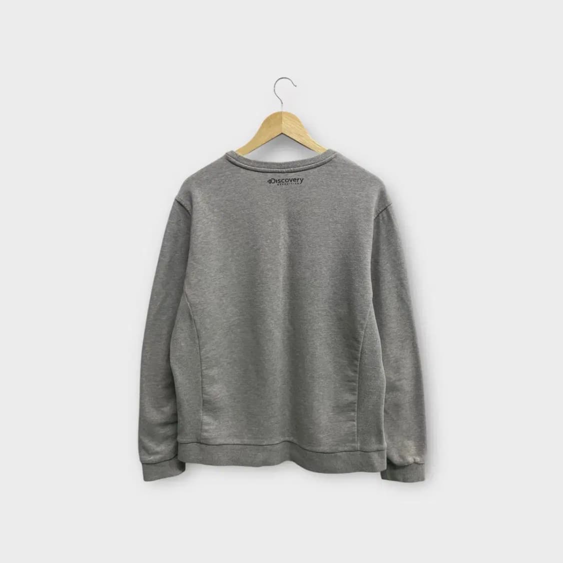 디스커버리 로고 그레이 맨투맨 XL 105 상품이미지3