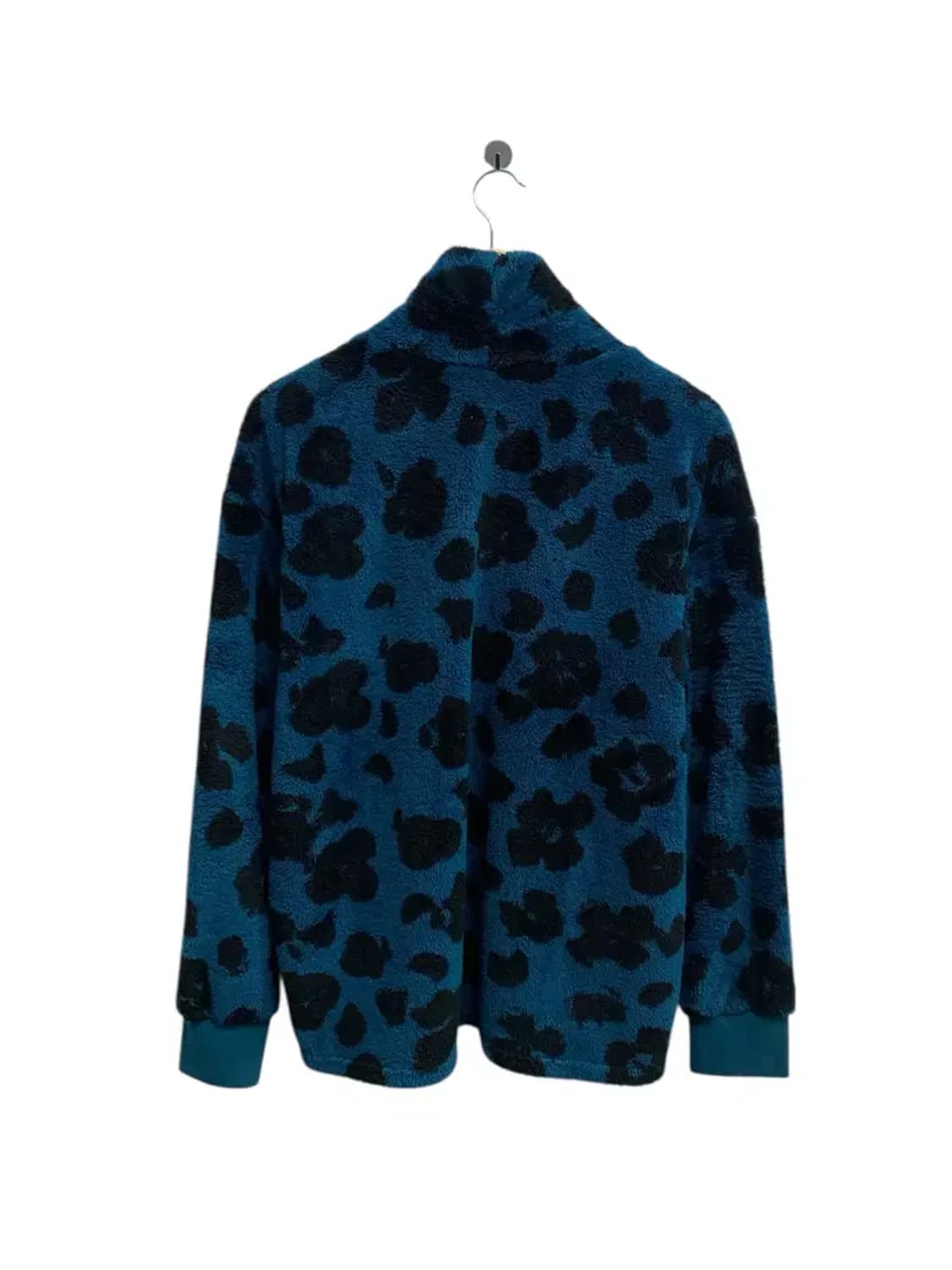 아디다스 쉐르파 레오파드 스웨터 블루 S 상품이미지3