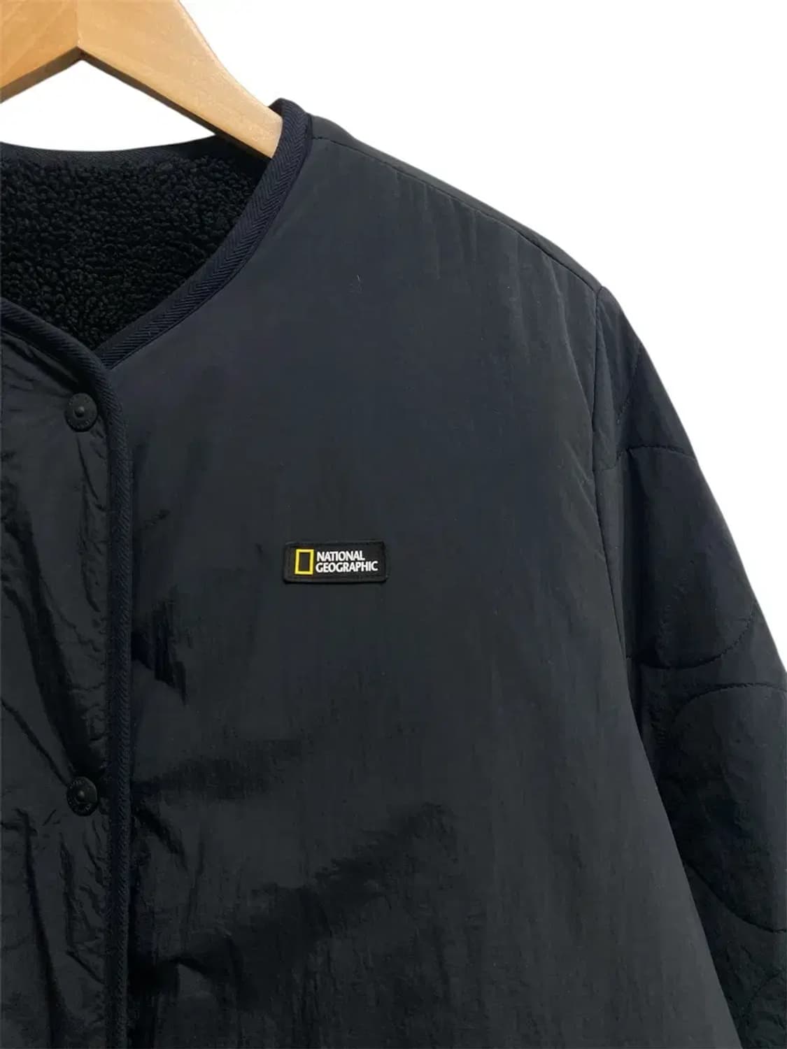 내셔널지오그래픽 리버시블 롱 플리스 집업 95 상품이미지2
