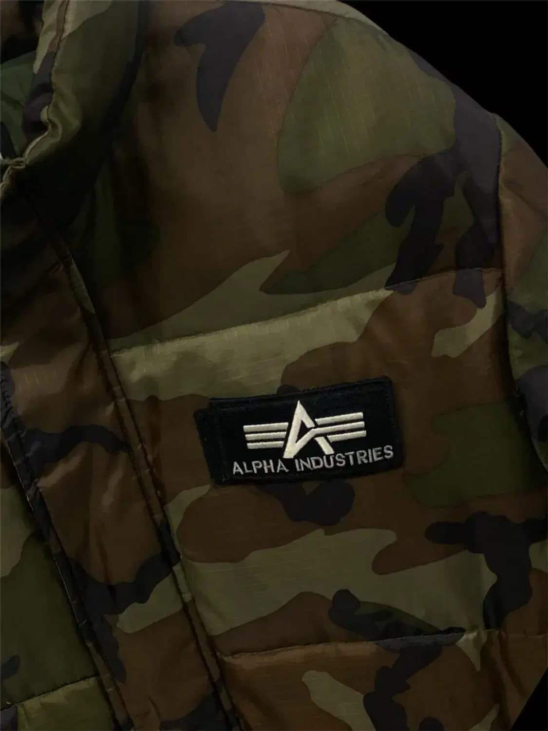 알파 인더스트리 카모 ma-1 항공점퍼 S-M 상품이미지2