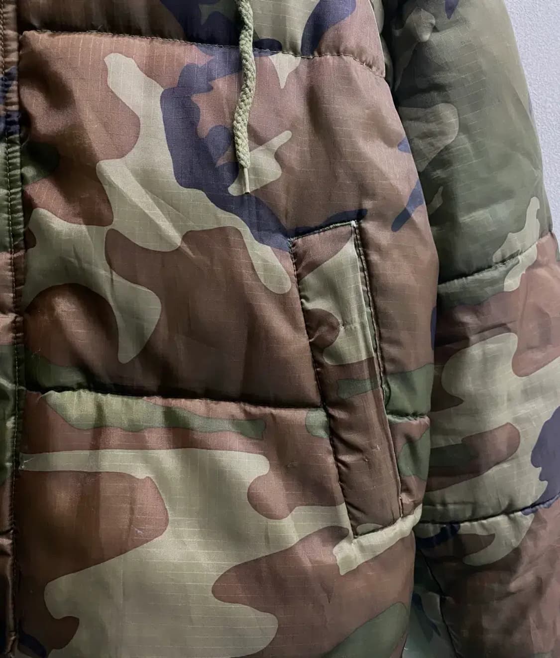 알파 인더스트리 카모 ma-1 항공점퍼 S-M 상품이미지8