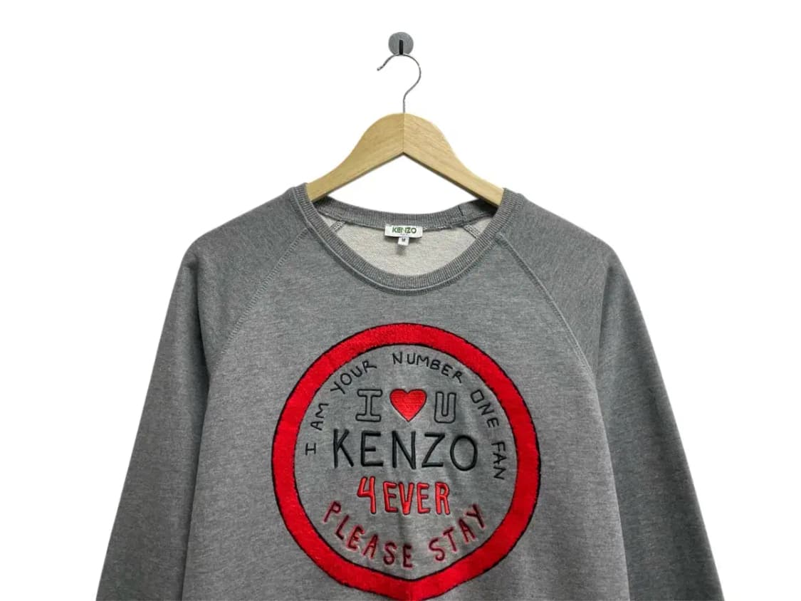 겐조 KENZO 그레이 스웻 맨투맨 M 상품이미지2