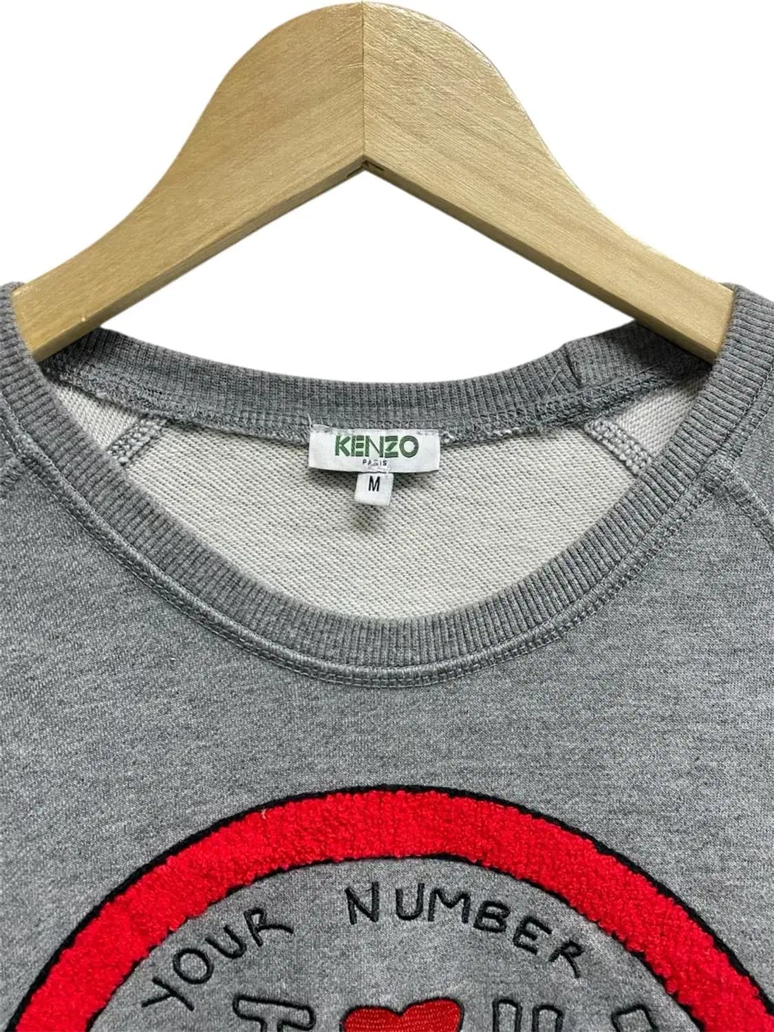 겐조 KENZO 그레이 스웻 맨투맨 M 상품이미지4