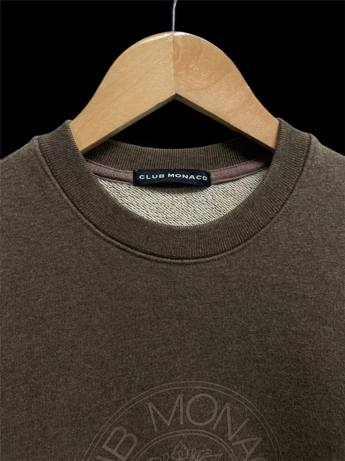 클럽모나코 브라운 맨투맨 95 상품이미지3