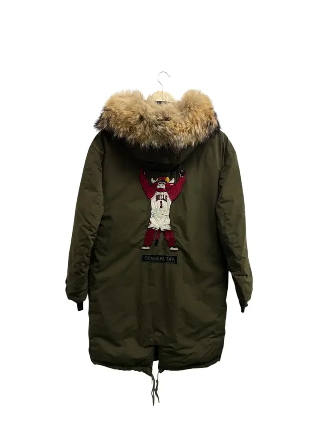 NBA 카키 덕다운 패딩 M 상품이미지2