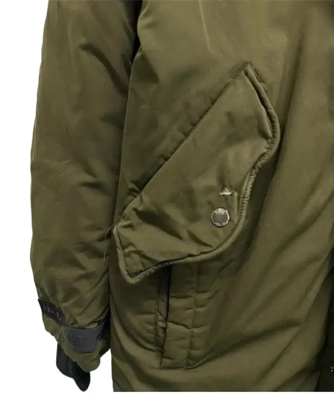 NBA 카키 덕다운 패딩 M 상품이미지4