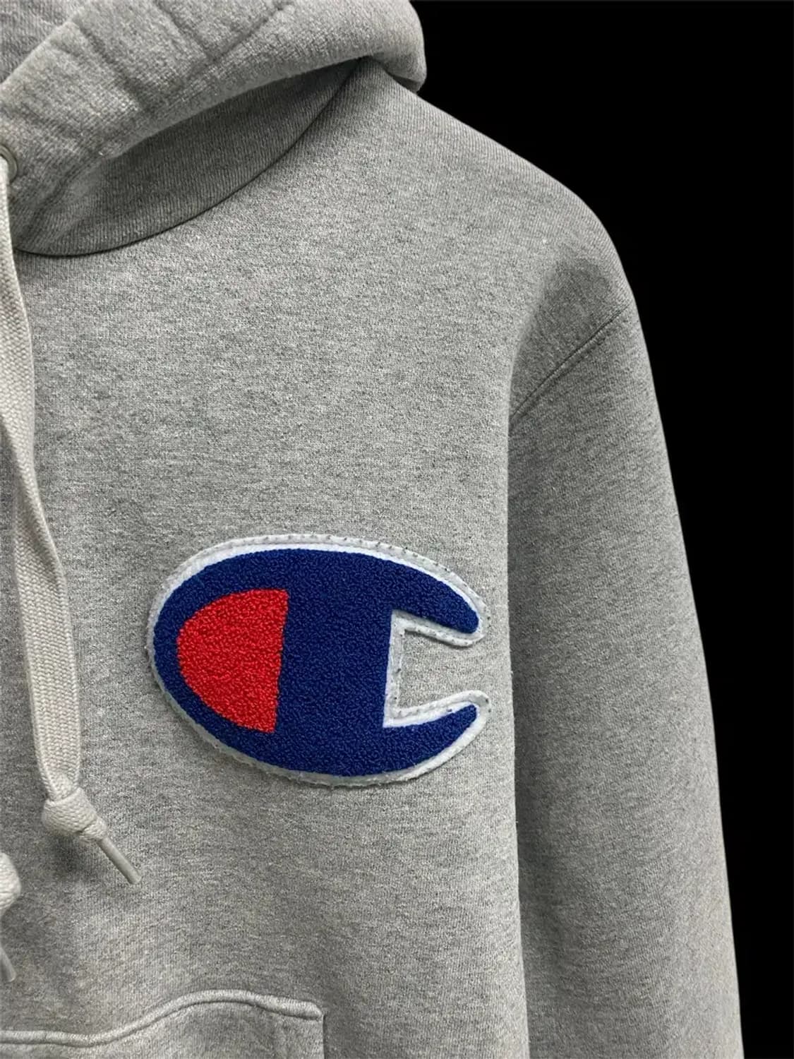 챔피온 빅로고 기모 풀오버 후드티 M 상품이미지3
