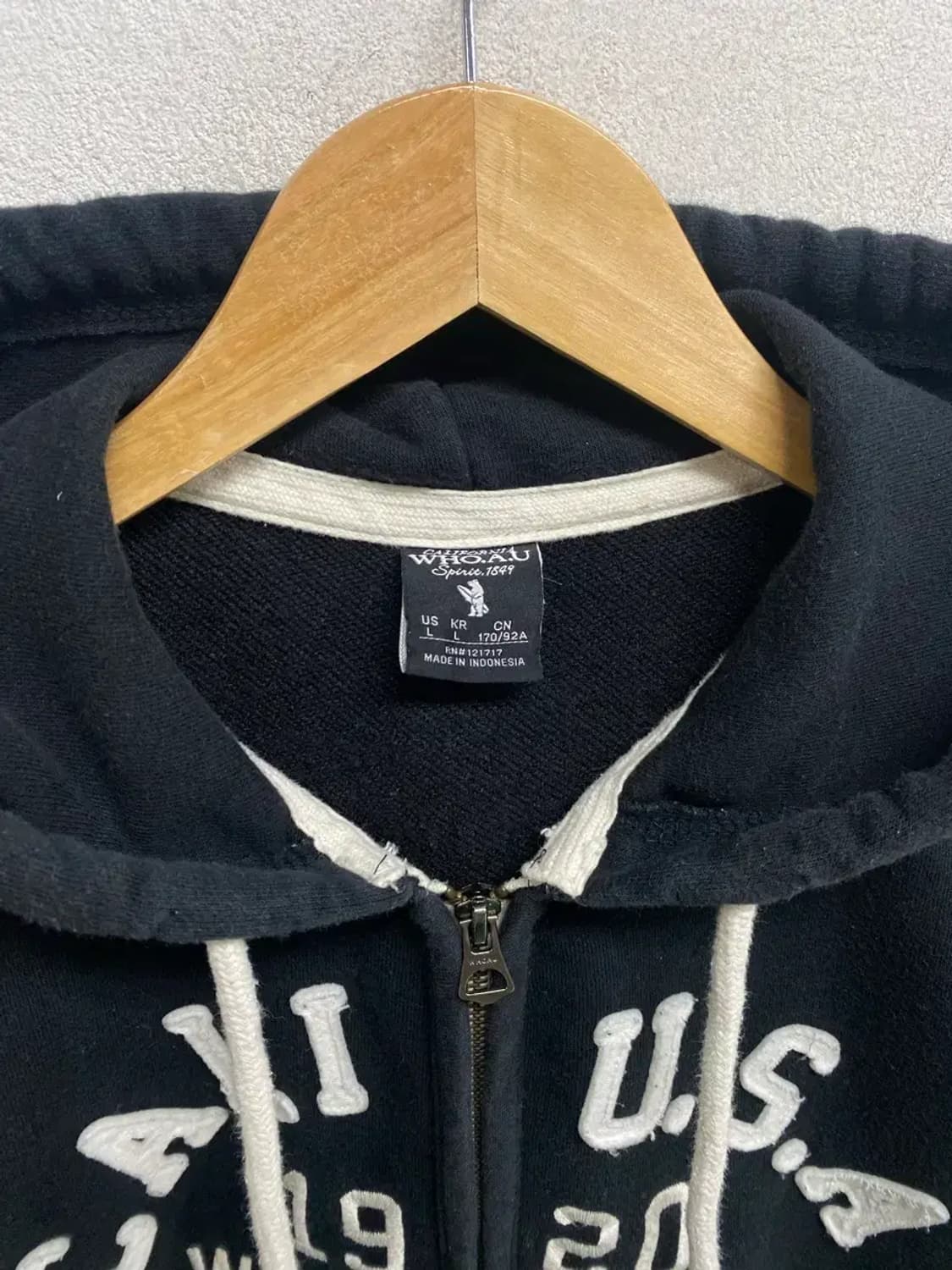 후아유 캘리포니아 후드 집업 L 상품이미지4