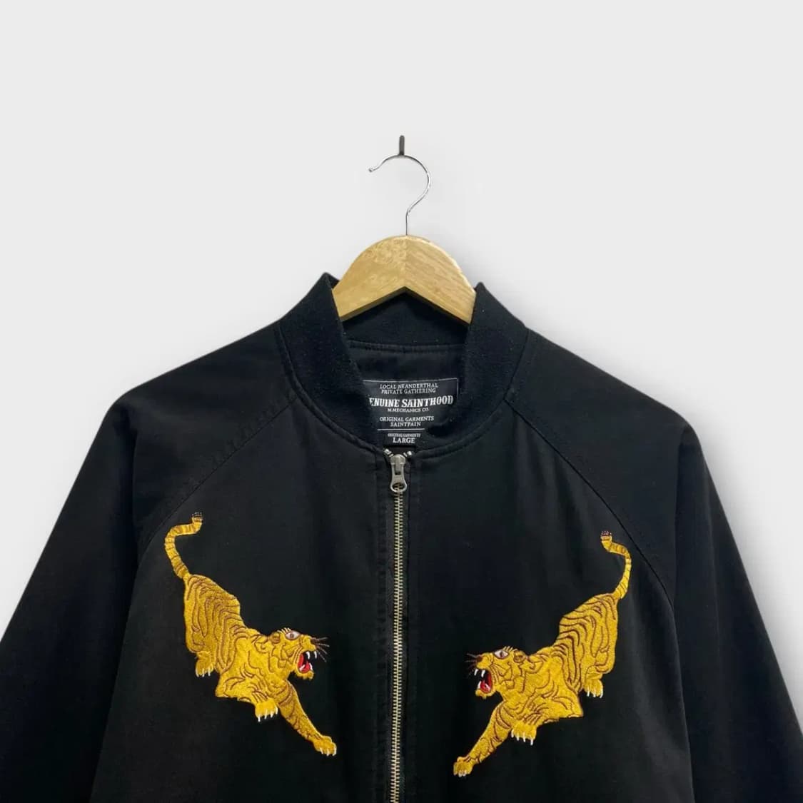 세인트페인 타이거 자수 스카쟌 점퍼 L 상품이미지2