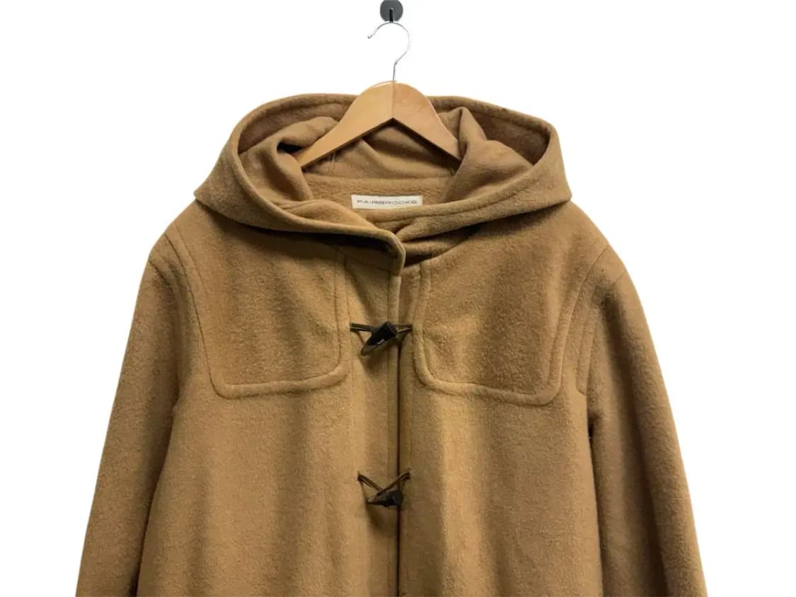 카멜색 울 더플코트 free 상품이미지2