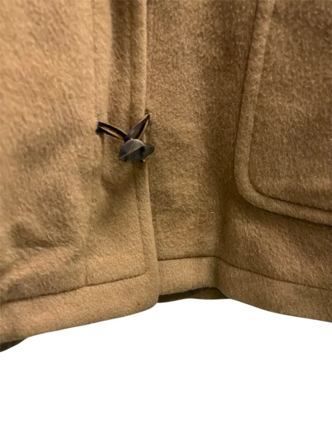 카멜색 울 더플코트 free 상품이미지5