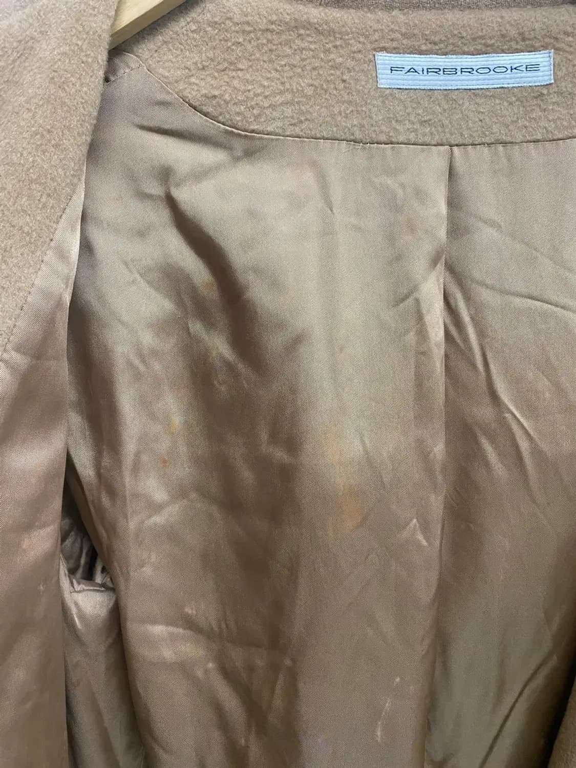 카멜색 울 더플코트 free 상품이미지6