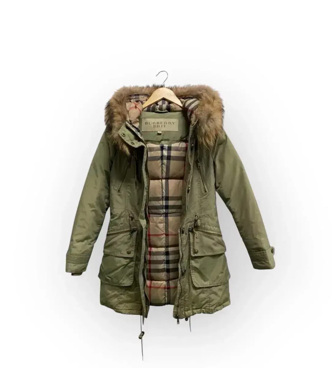 버버리 브릿 야상 구스패딩 S 상품이미지1