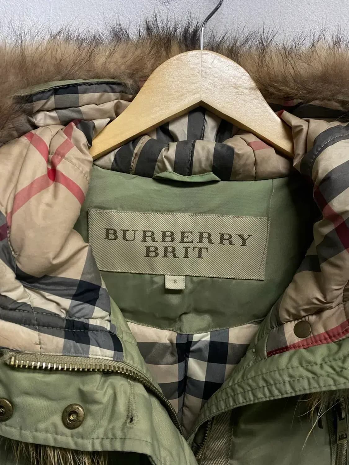 버버리 브릿 야상 구스패딩 S 상품이미지7