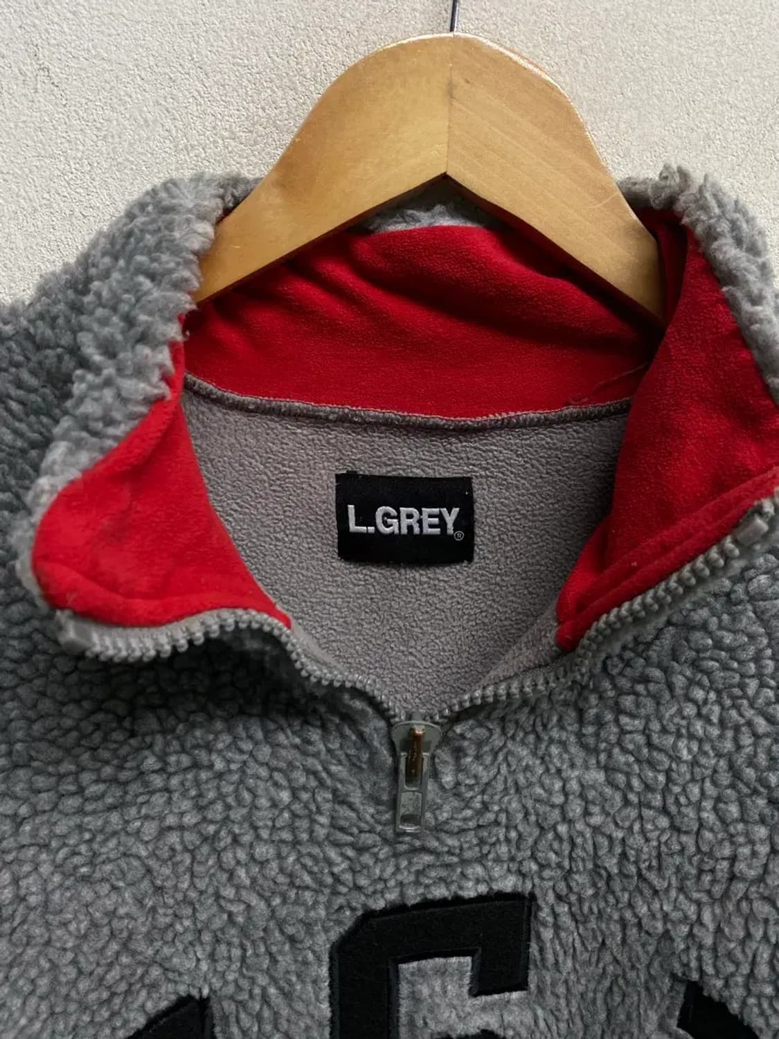 USA 뽀글이 양털 반집업 L 상품이미지5