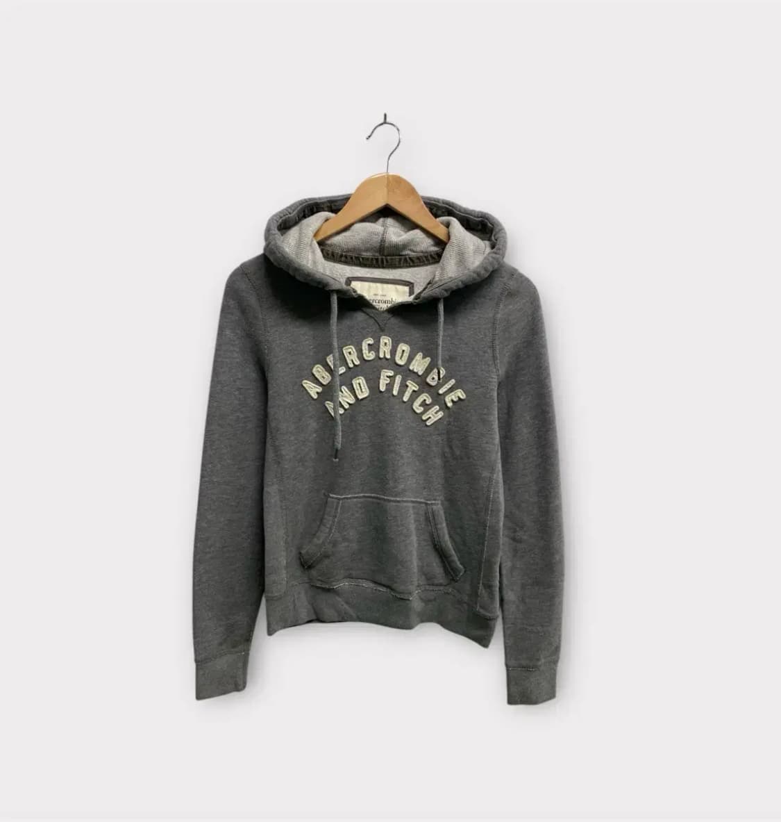 아베크롬비 그레이 기모 후드티 S 상품이미지1