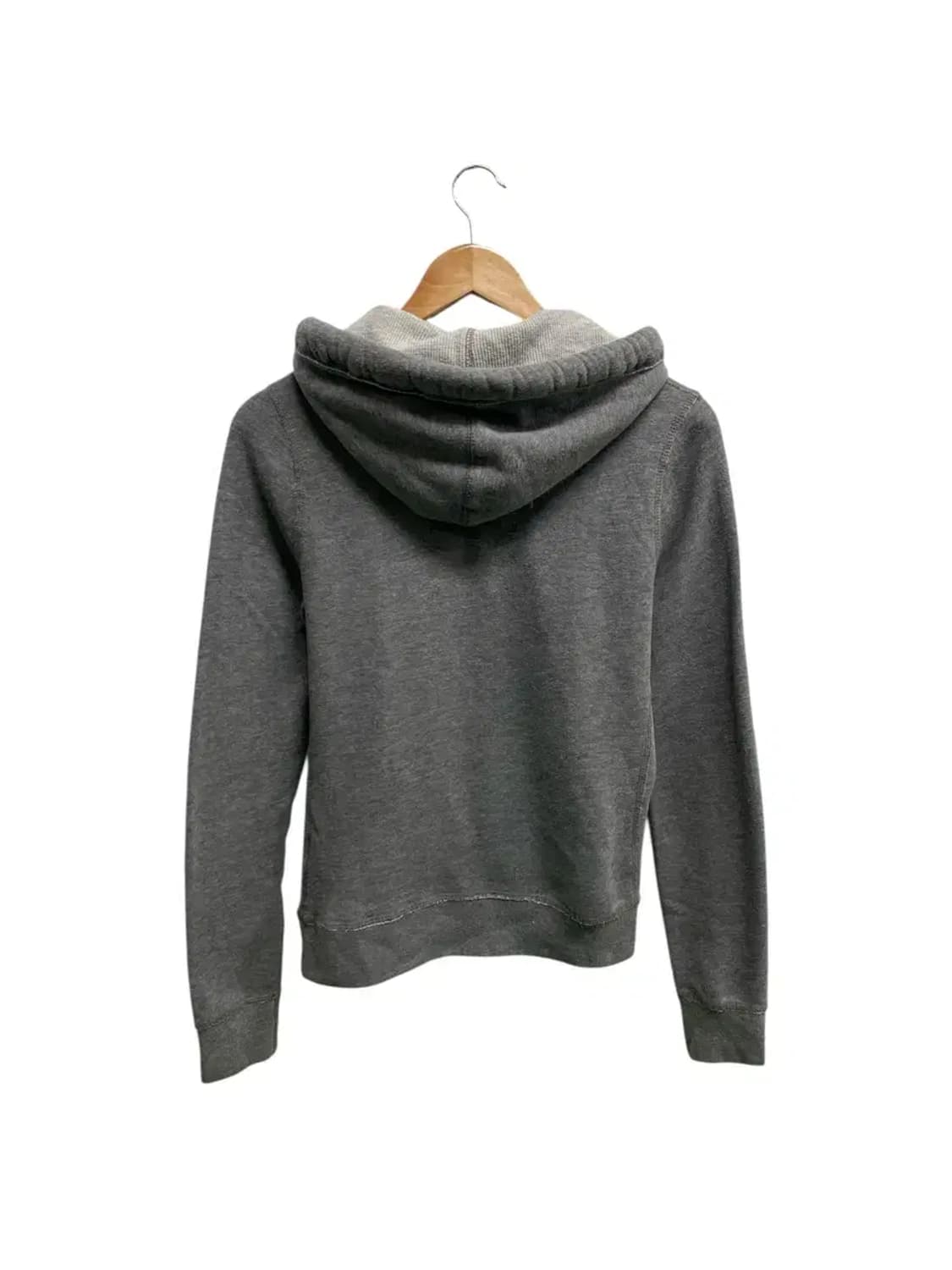 아베크롬비 그레이 기모 후드티 S 상품이미지4