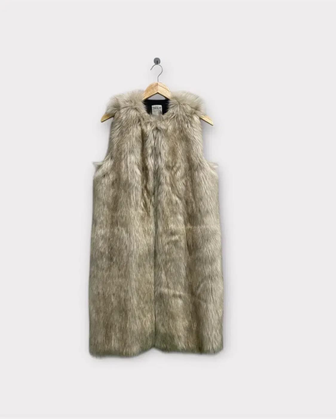 자라 ZARA 퍼 베스트 M 상품이미지1