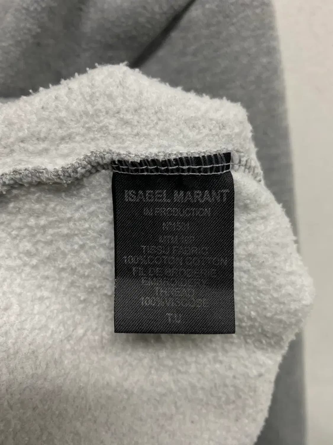 이자벨마랑 스웻 기모 그레이 맨투맨 free 상품이미지5