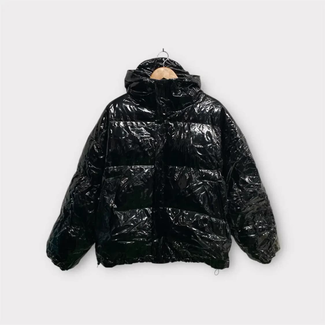 아우어룸 글로시 후드 유광패딩 free 상품이미지1