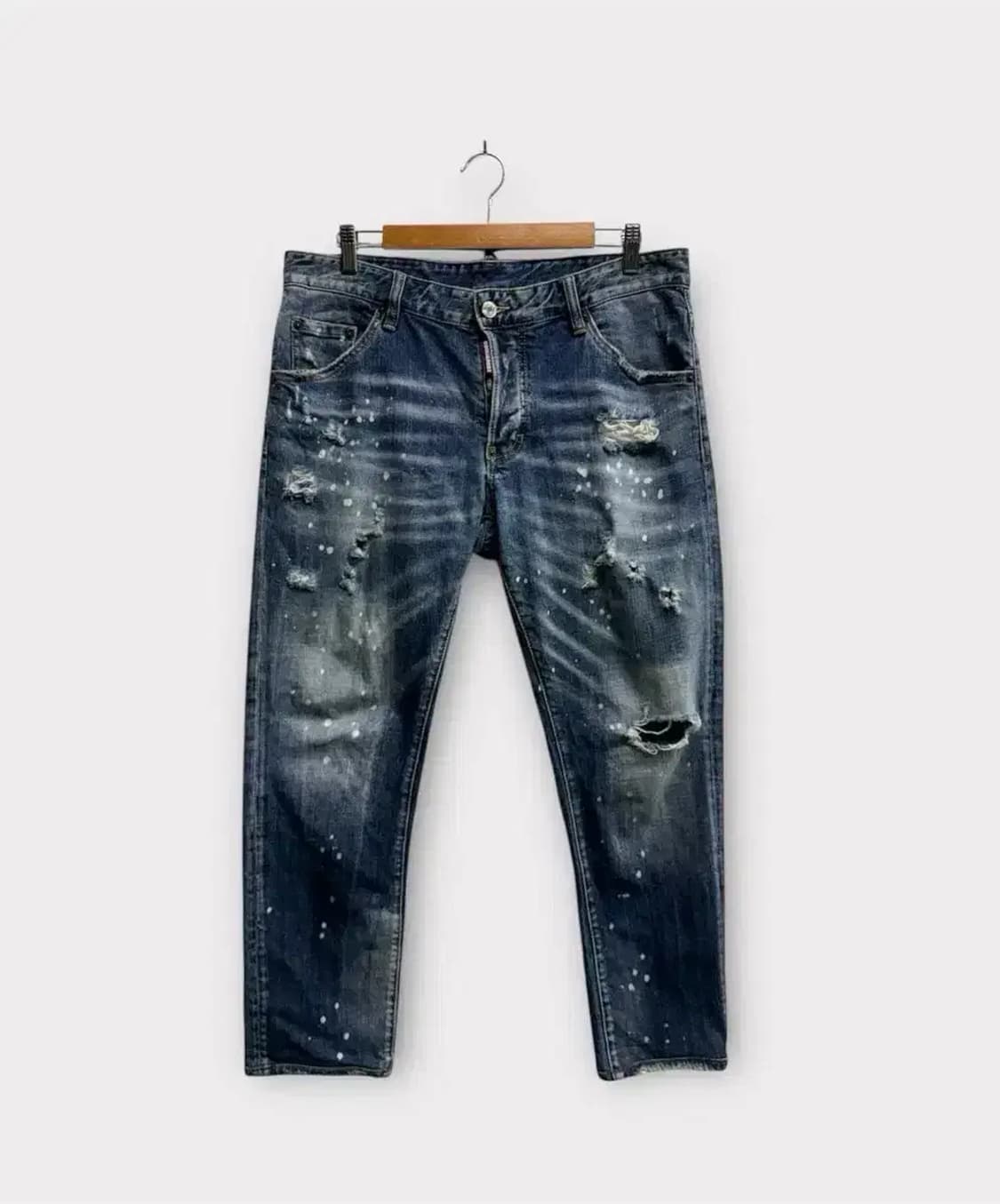 디스퀘어드2 페인팅 데님팬츠- 50사이즈 상품이미지1