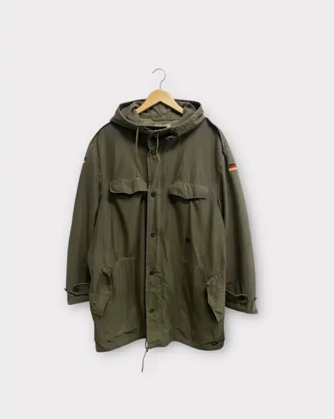 80's 빈티지 밀리터리 야상 점퍼 XL-2XL 상품이미지1