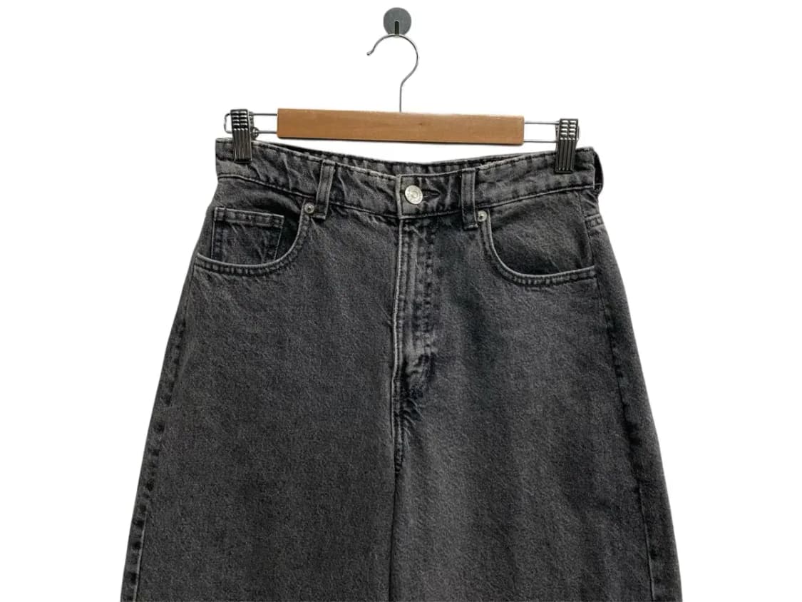 자라 ZARA 그레이 데님 와이드 팬츠 - 25인치 상품이미지2