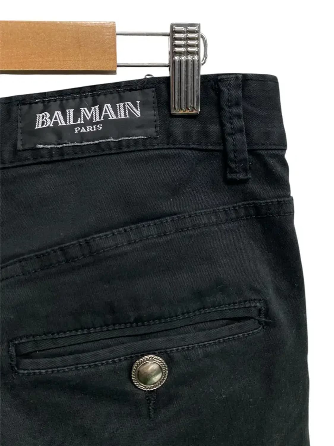 발망 BALMAIN 블랙 팬츠 상품이미지5