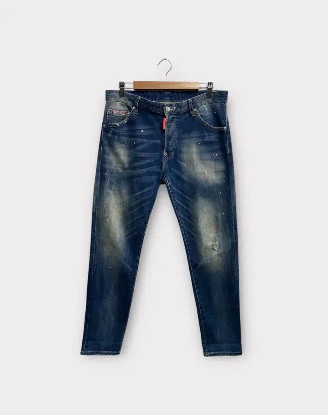 디스퀘어드2 페인팅 데님 팬츠 -48사이즈 상품이미지1