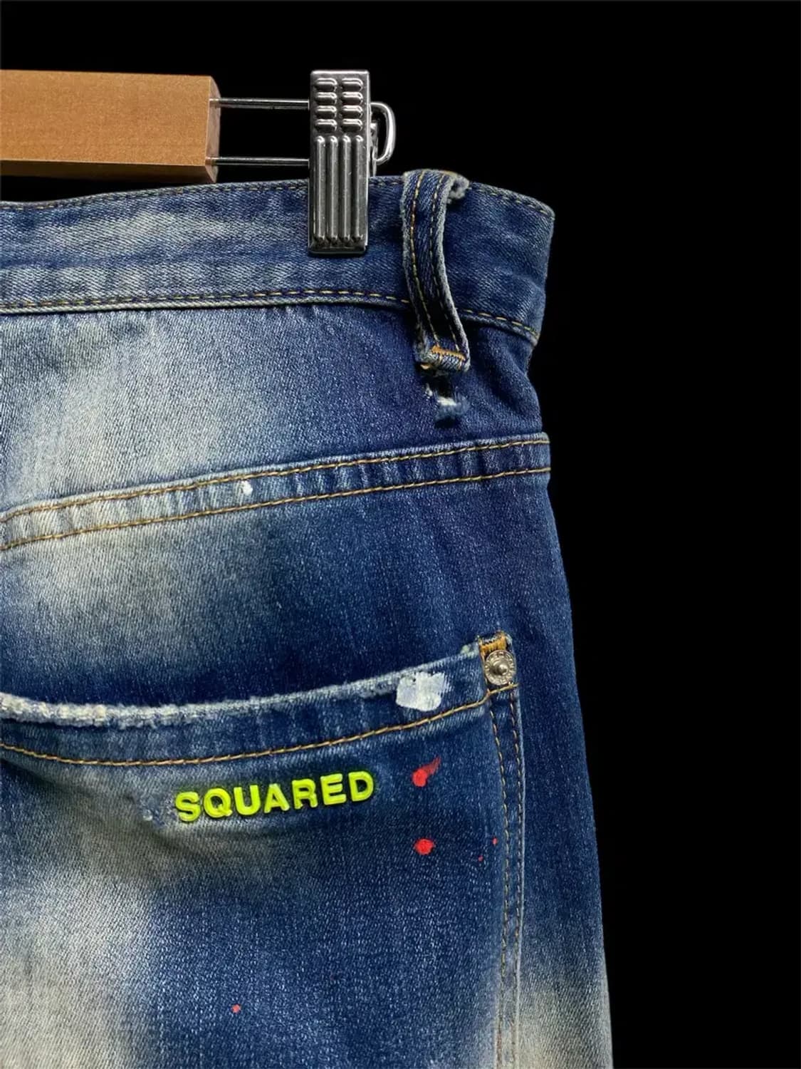 디스퀘어드2 페인팅 데님 팬츠 -48사이즈 상품이미지2