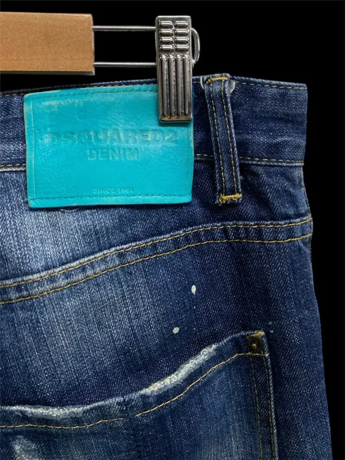 디스퀘어드2 페인팅 데님팬츠 -48사이즈 상품이미지2