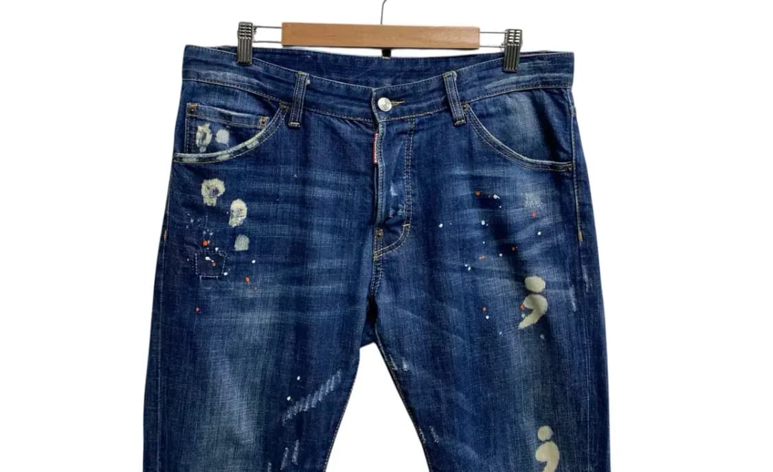 디스퀘어드2 페인팅 데님팬츠 -48사이즈 상품이미지3