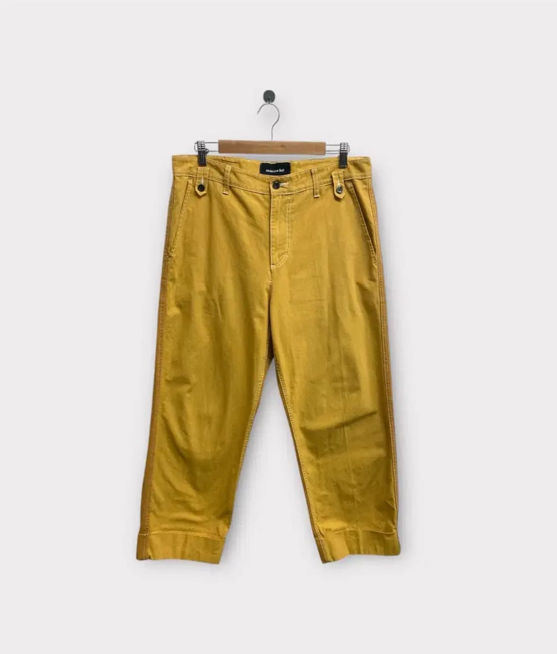 앤더슨벨 카멜색 와이드 팬츠 L 상품이미지1