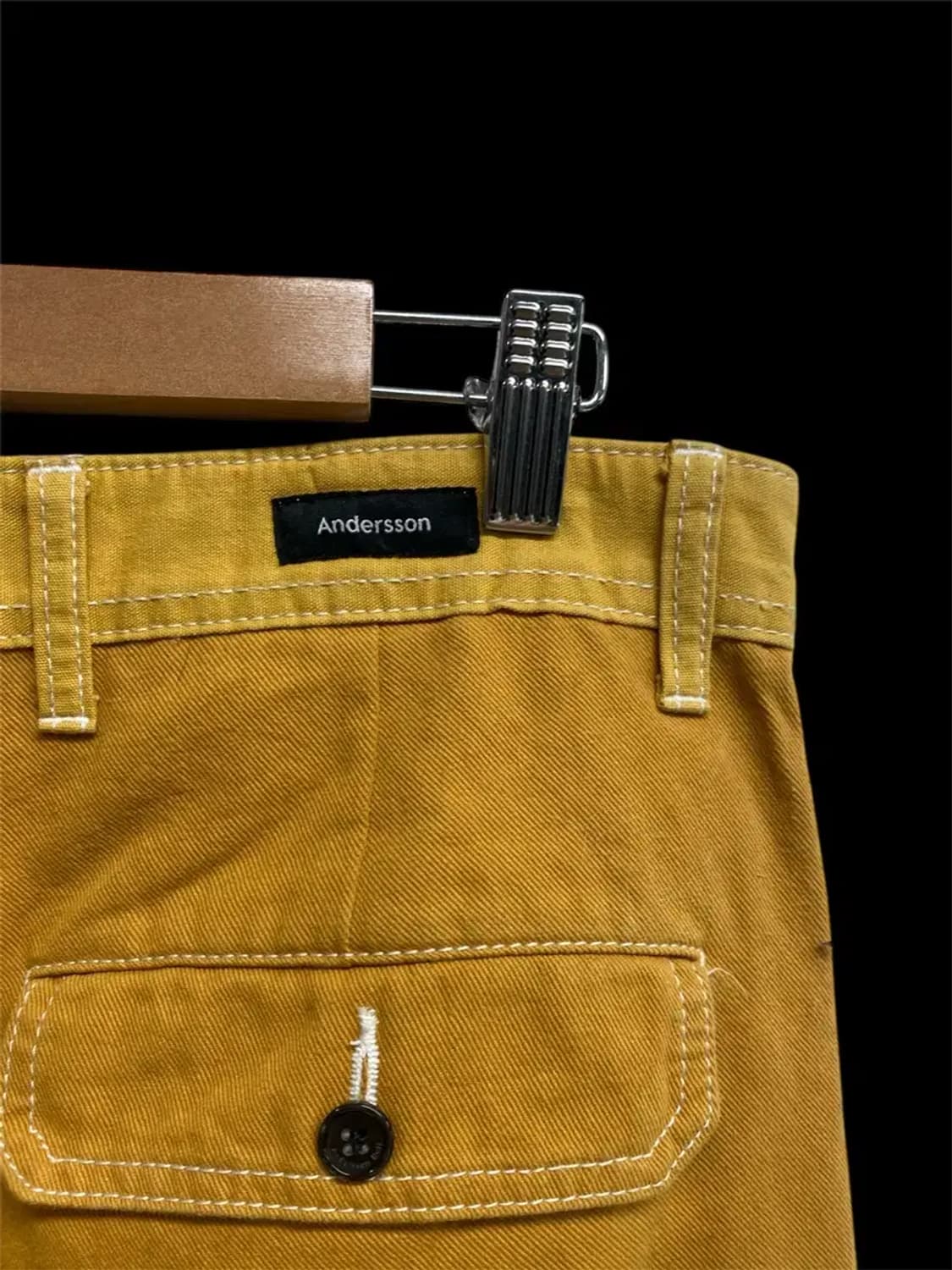 앤더슨벨 카멜색 와이드 팬츠 L 상품이미지2