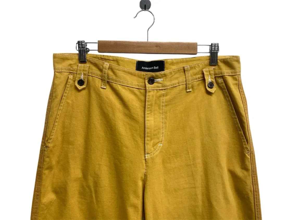 앤더슨벨 카멜색 와이드 팬츠 L 상품이미지3