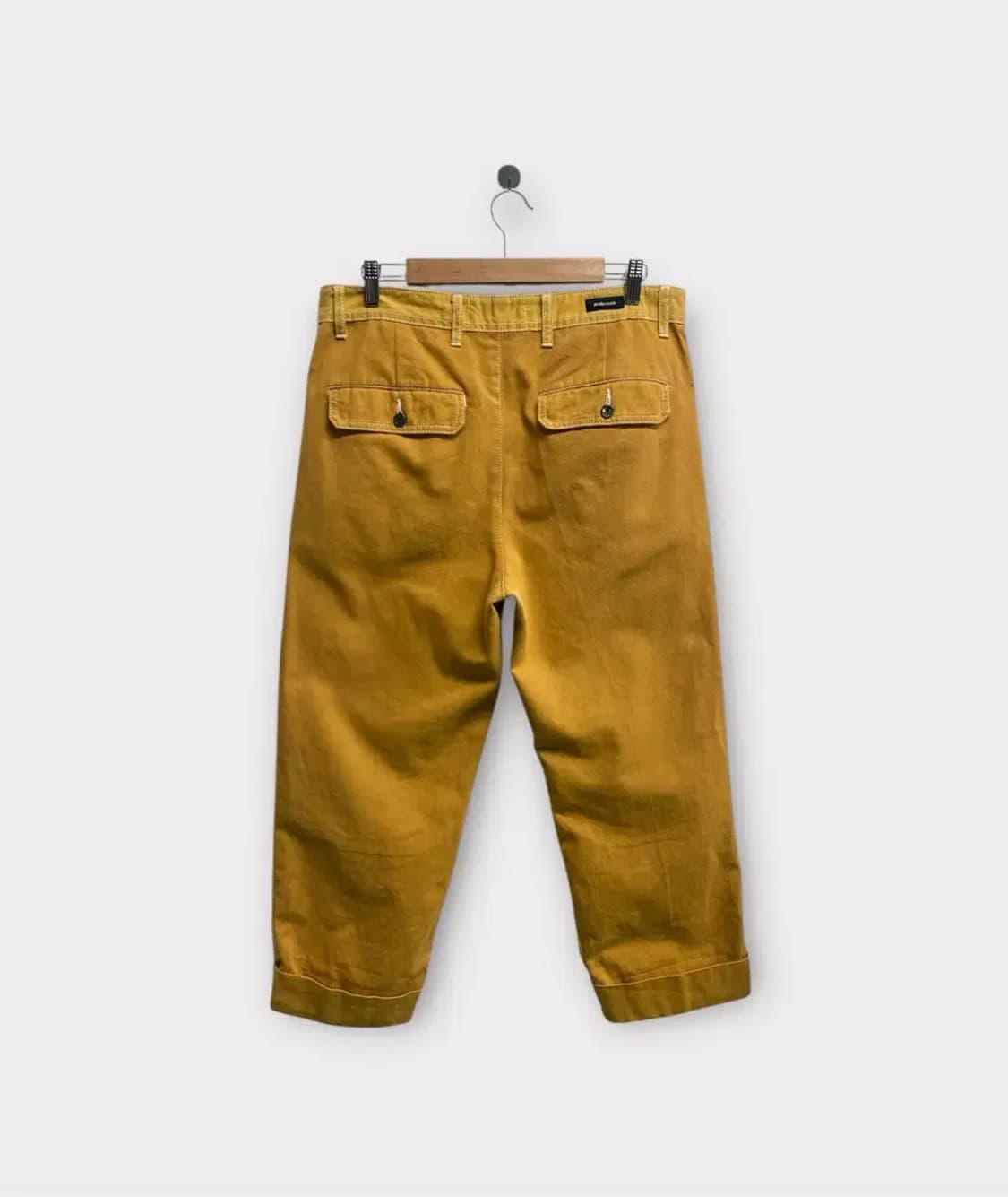 앤더슨벨 카멜색 와이드 팬츠 L 상품이미지4