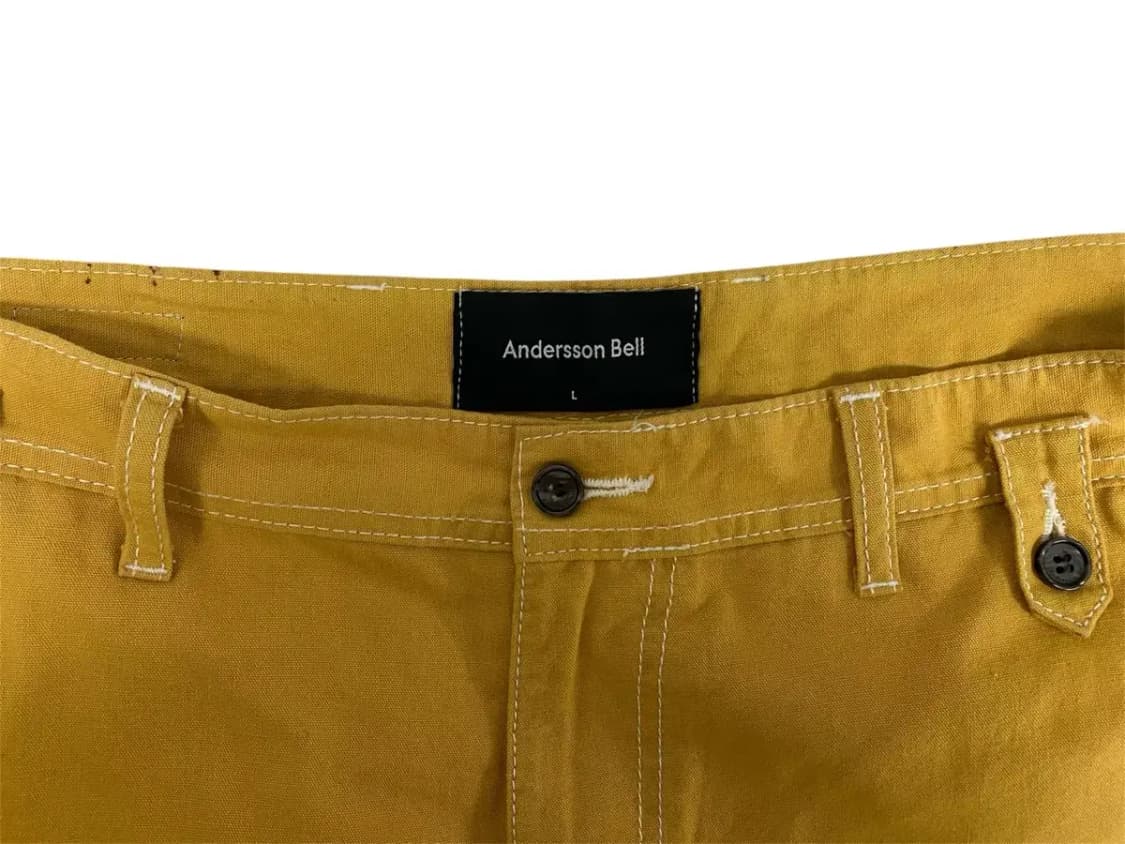 앤더슨벨 카멜색 와이드 팬츠 L 상품이미지5