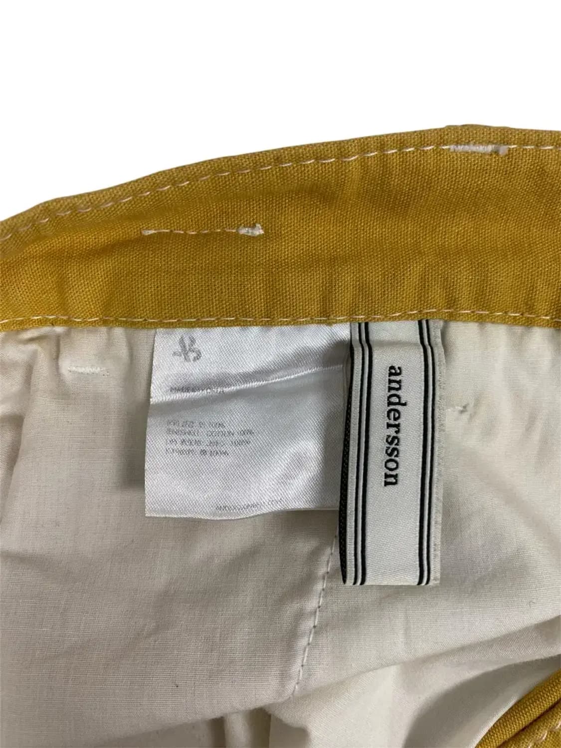 앤더슨벨 카멜색 와이드 팬츠 L 상품이미지6