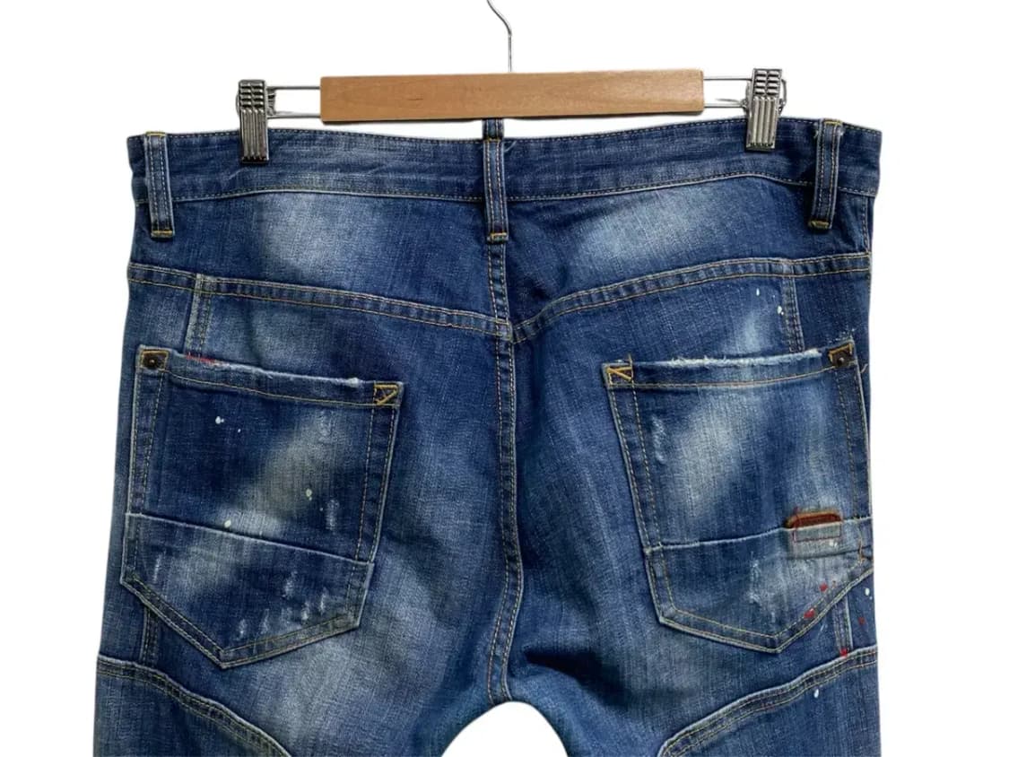 디스퀘어드2 페인팅 데님팬츠 -48사이즈 상품이미지4