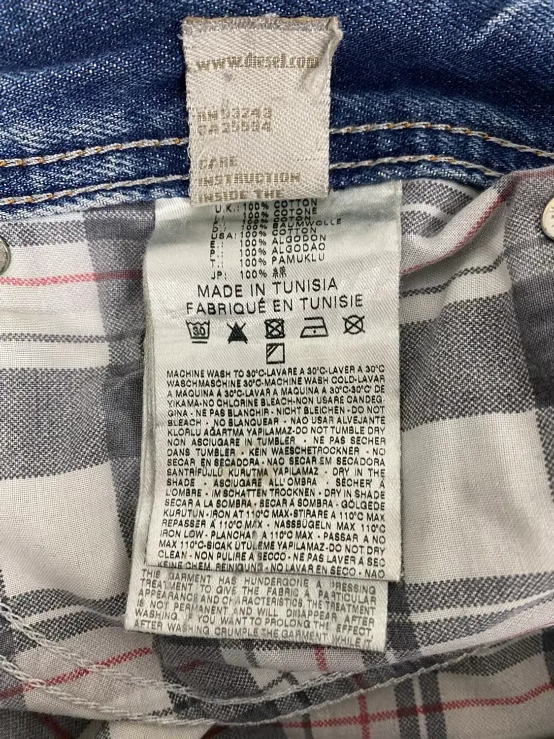 디젤 DIESEL 데님 팬츠 - 31사이즈 상품이미지5