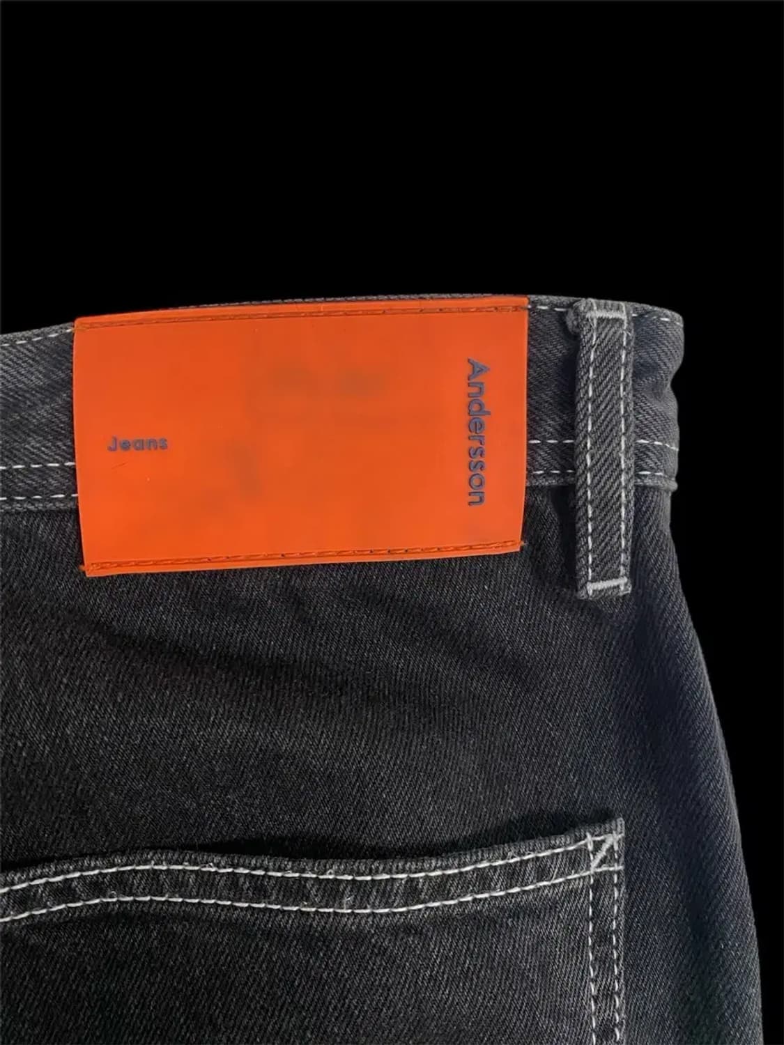 앤더슨벨 스티치 흑청 팬츠 M 상품이미지2