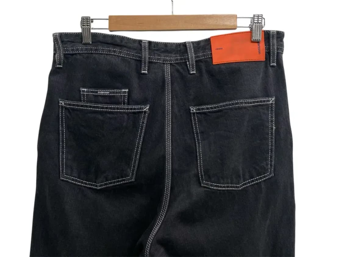 앤더슨벨 스티치 흑청 팬츠 M 상품이미지4