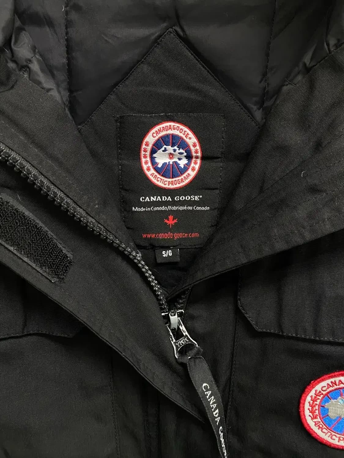 캐나다구스 익스페디션 블랙 패딩 S 상품이미지4