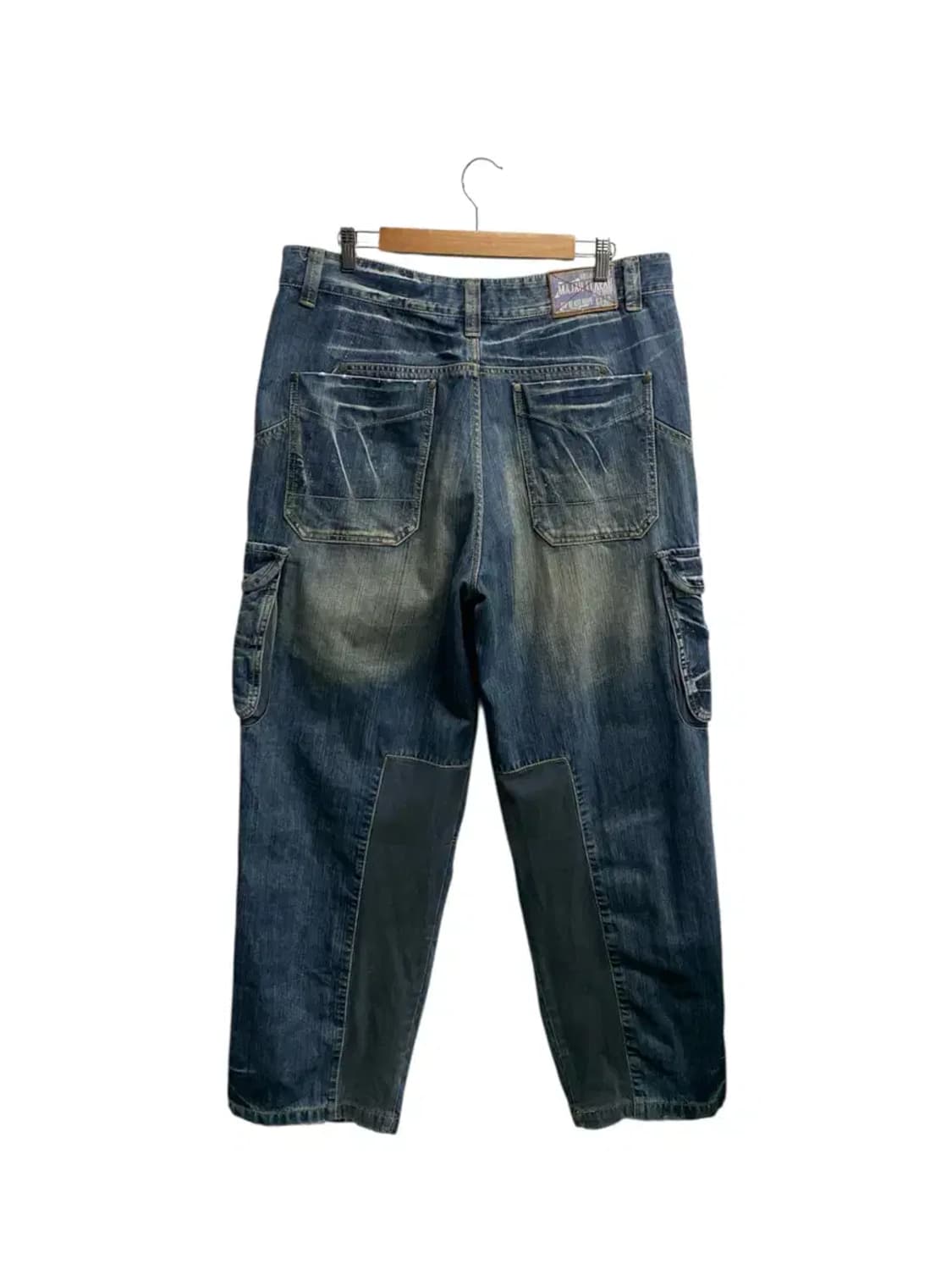 MF 힙합 와이드 데님 카고팬츠  36-37인치 상품이미지5