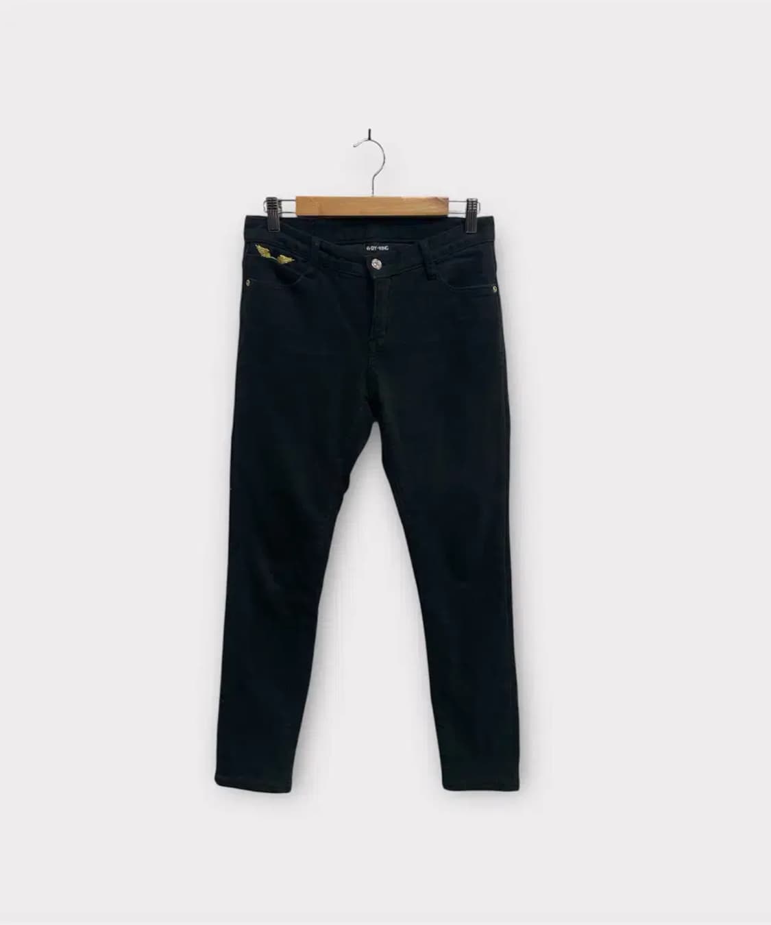 골드윙 블랙 백포켓 팬츠 L 상품이미지2