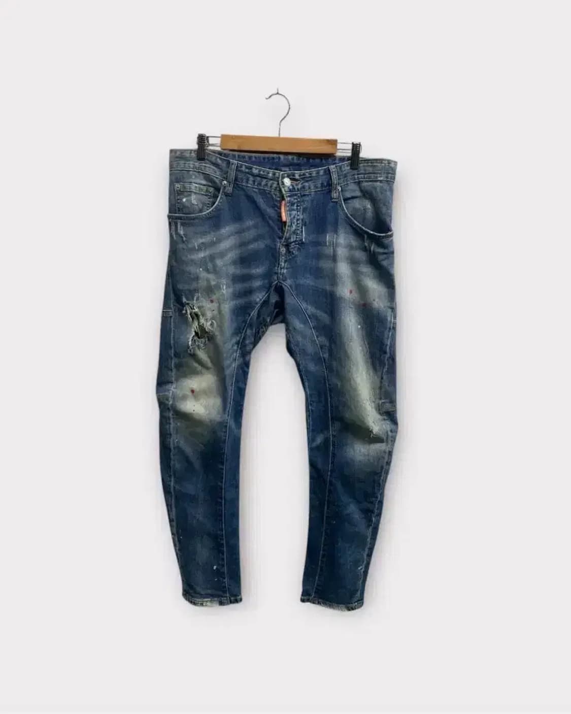 디스퀘어드2 페인팅 데님팬츠 -48사이즈 상품이미지1