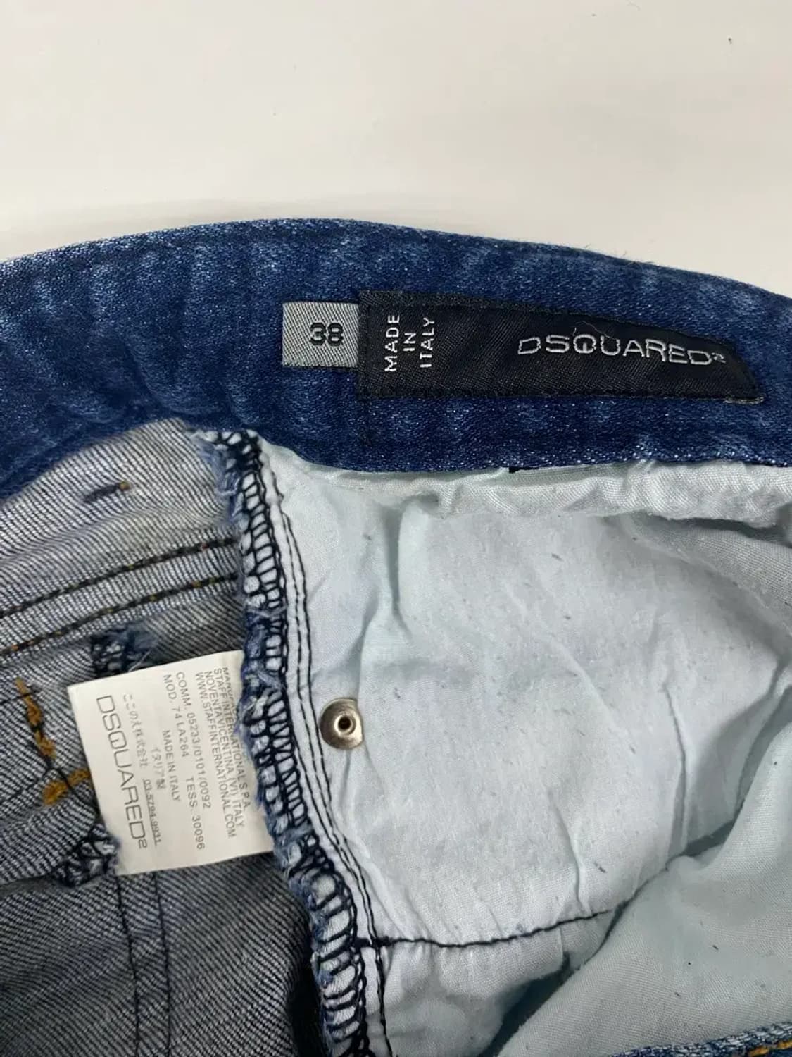 디스퀘어드2 페인팅 데님팬츠 -38사이즈 상품이미지6