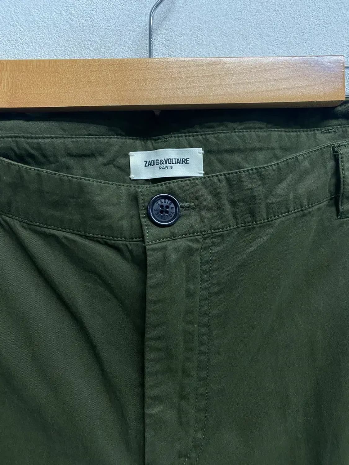 쟈딕앤볼테르 카키 코튼팬츠-38사이즈 상품이미지4